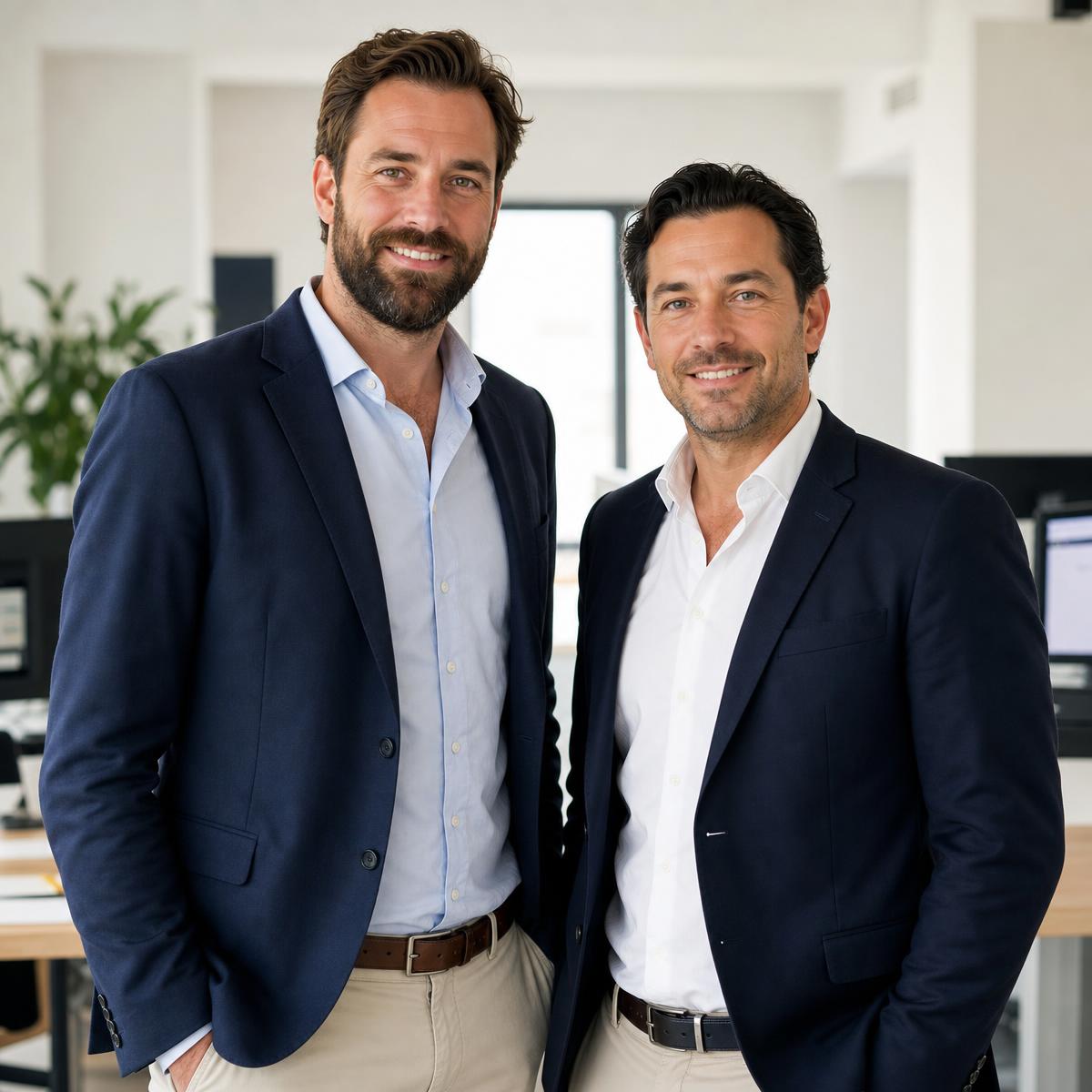 Joost Wageman en Martin Schonewille, de oprichters van SnelOnline
